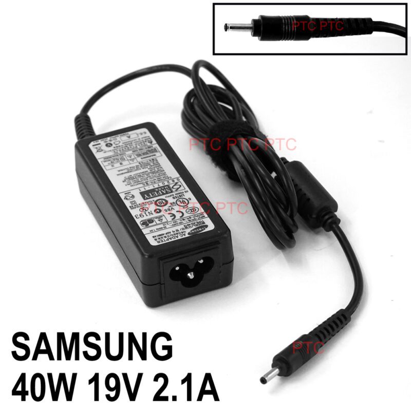 Genuine AC Adapter Charger 40w 19V 2 1A For Samsung 3 5 7 9 Notebook