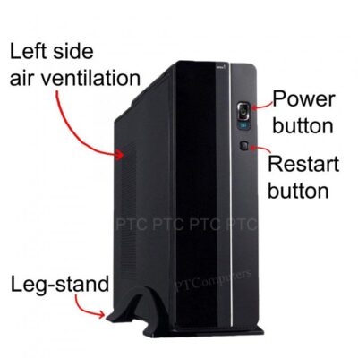 Mini Desktop PC Case S601 Micro ATX ITX SFX Slim computer tower cases with 400w psu