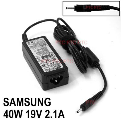 Genuine AC Adapter Charger 40w 19V 2.1A for Samsung 3 5 7 9 Notebook Series AD-4019SL XE500C21 NP900X3A Np730qaa Tablet Ultrabook Ativ Book Laptop