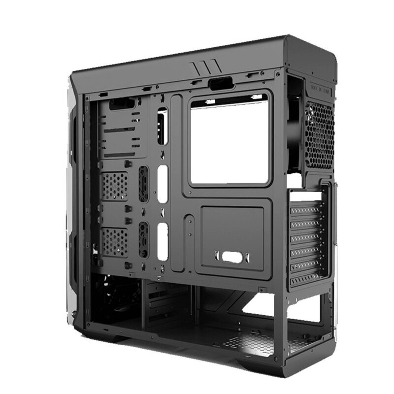 Gaming Tower Case Optical GX ATX Computer PC Case 4x RBG fan wireless controller
