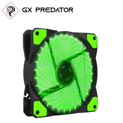 120mm 15 Led Hydraulic bearing Computer PC Case Fan Heatsink CPU cooling-Green