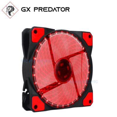 120mm 15 Led Hydraulic bearing Computer PC Case Fan Heatsink CPU cooling-Red