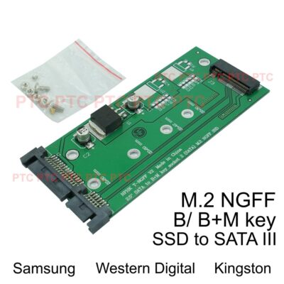 M.2 NGFF SSD TO SATA III 22-PIN HARD DISK PCBA CONVERTER ADAPTER