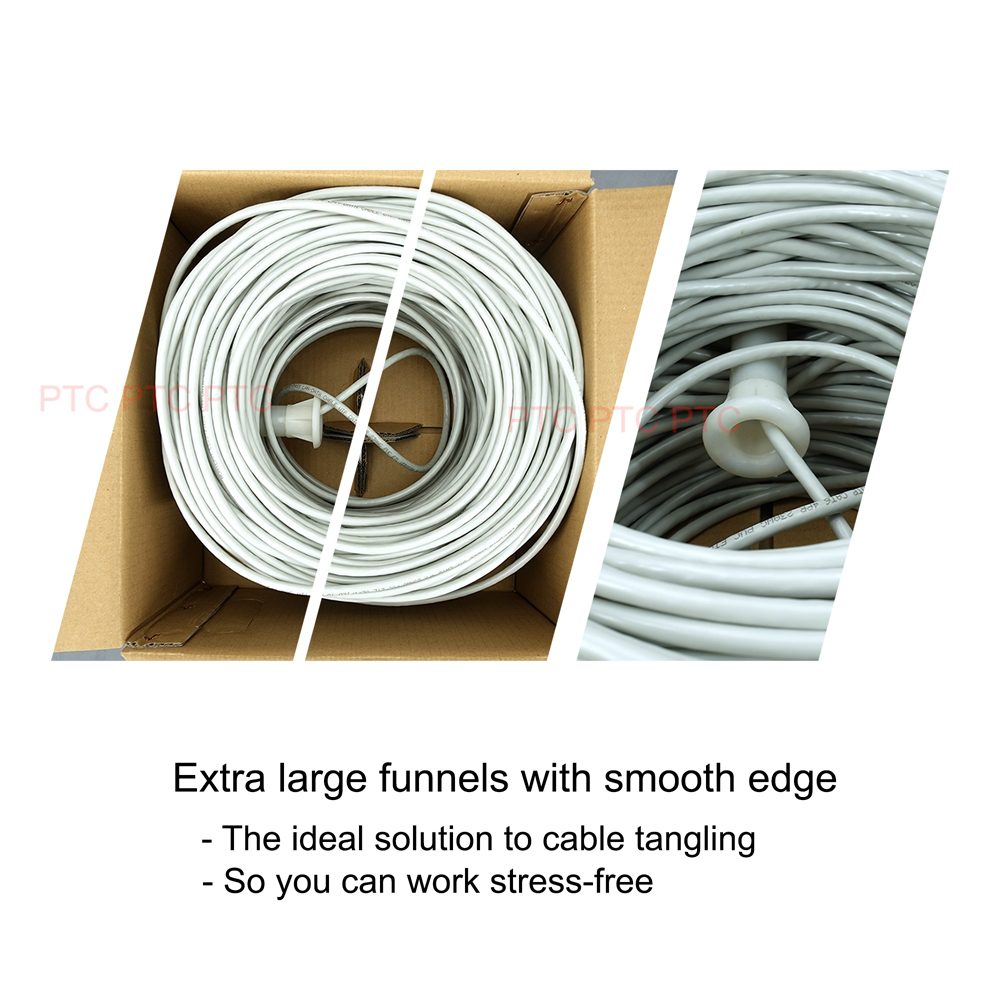 Cat 6 100m Pure Copper Solid Network cable Roll 1000mbps