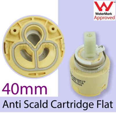 Kuching 40mm Anti Scald Ceramic cartridge single lever bathroom or Kitchen Taps