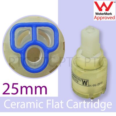 Mixer tap cartridge spares 25mm Ceramic Cartridge, Flat bottom, inner control Tap Faucet Valve, for Kitchen bath,  sink/shower/basin,  Watermark