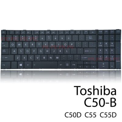 Toshiba Satellite C50-B C50A-B C50D-B C55-B C55D C55D-B Black Keyboard
