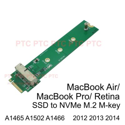 2013 2014 2015 MacBook Air SSD 12+16pin to PCI-e M.2 NGFF M-key Converter Card
