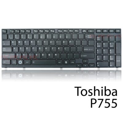Laptop Keyboard for Toshiba Satellite P750 P750D P755 P770 P775 Black