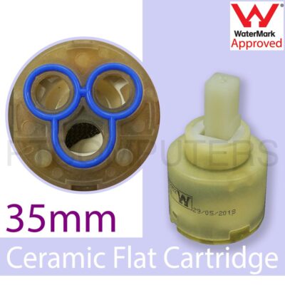 Mixer tap cartridge spares 35mm Ceramic Cartridge Flat bottom, inner control Tap Faucet Valve, for Kitchen bath,  sink/shower/basin,  Watermark