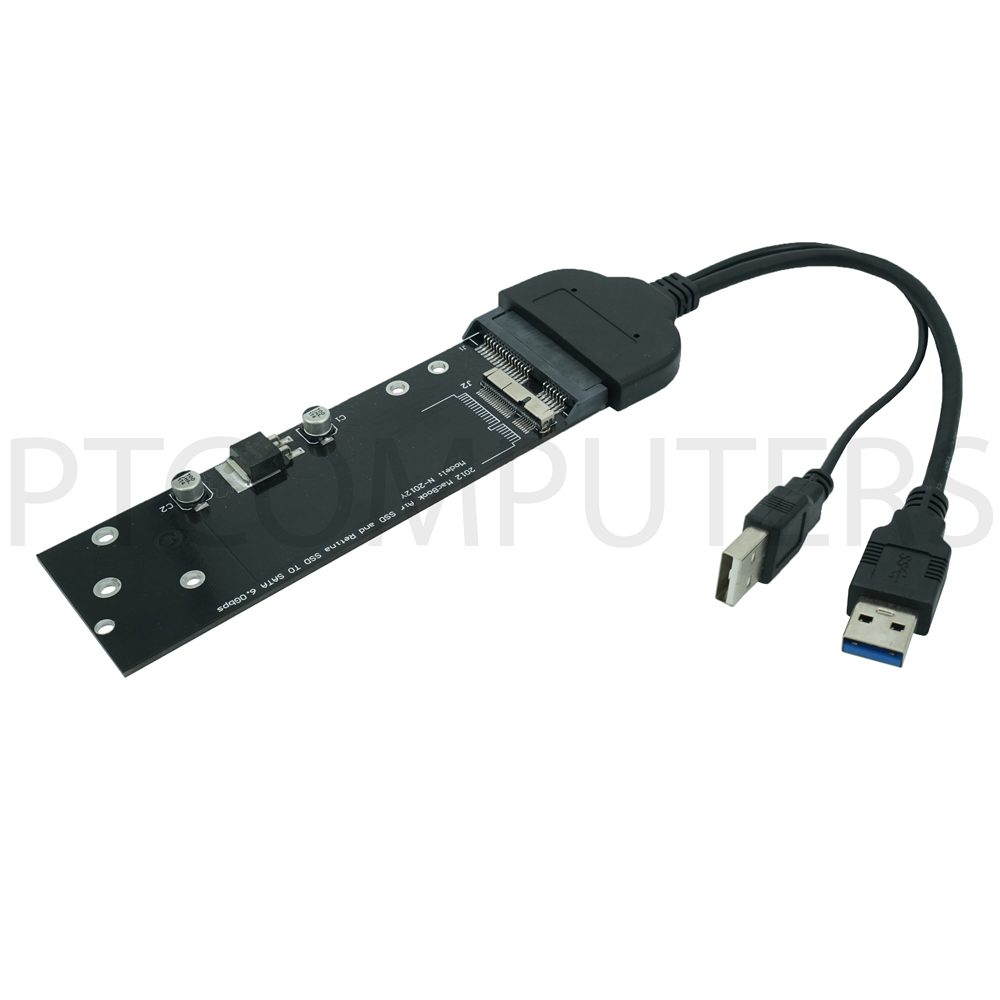 USB 3.0 external to 17+7pin Air SSD / MacBook SSD 2012 2013 – PTComputers