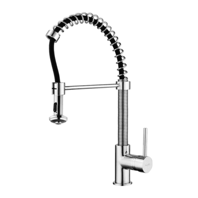 Kitchen Sink Mixer Tap Pull Out Spout Laundry Faucet 360 Swivel Chrome