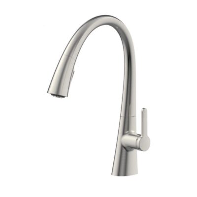 DR Brass Chrome Kitchen Sink Mixer Spout Pull Out 360 Swivel Wels  Brushed Steel