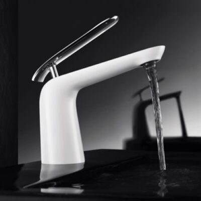 Luxury White Chrome DR Brass Kitchen Sink Bathroom Basin Faucet Tap Mixer WELS