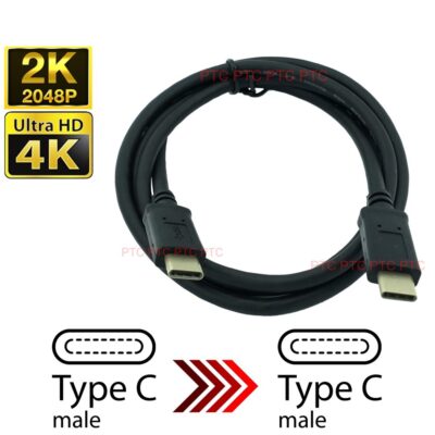 1m USB 3.1 Type C USB-C Male to Type-C Male Super Speed Cable Data Sync Charger Cable