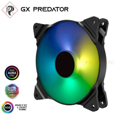 120mm RGB LED Hydraulic Bearing Fan Rainbow-C2 computer PC case heat sink cooling