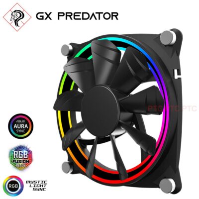 120mm Dual Ring RGB Fan GX DBB computer PC case heat sink CPU cooling