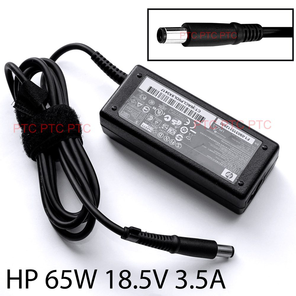   65W  x  mm Genuine AC Adapter Charger For HP Pavilion G4  G6 G7 DV3 G60 – PTComputers