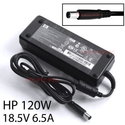 Genuine 120w charger, 18.5V6.5A 7.4x5.0mm, for HP Envy 15-1000 15-1009TX Envy 17-1000 17-1100 17-120017-2000 laptop