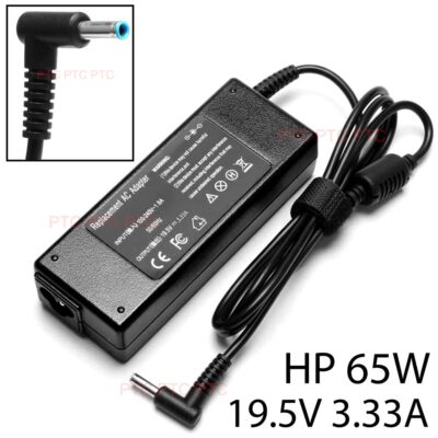 19.5V 3.33A 65W AC Adapter Power Supply Cord for HP Elitebook 850-G3 840-G3 820-G3 745-G3 725-G3 755-G3 840-G4 820-G4 850-G4 Laptop, 4.5x3.0mm