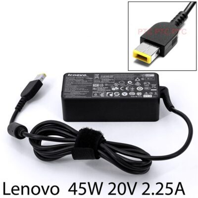 Genuine Laptop charger, 20V 2.25A 45W AC Power Adapter for Lenovo ADLX45NLC3A ADLX45NCC3A ADLX45NDC3A ADLX45NCC2A ADLX45NLC2, Square Tip