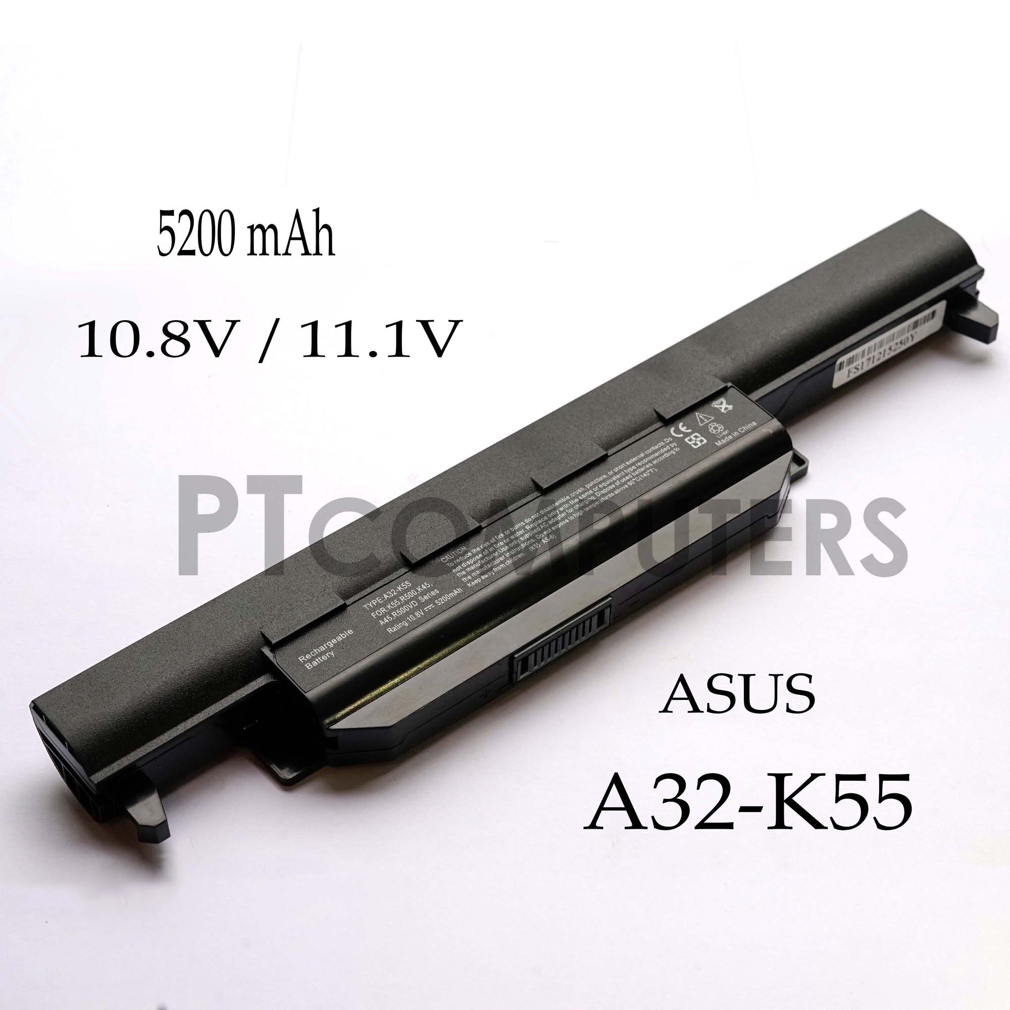 Battery for ASUS K75V K55 X55 X55C A45 X75 K75A K55V K45D K45DE K45N K45V A32-K55 A33-K55 Laptop – PTComputers