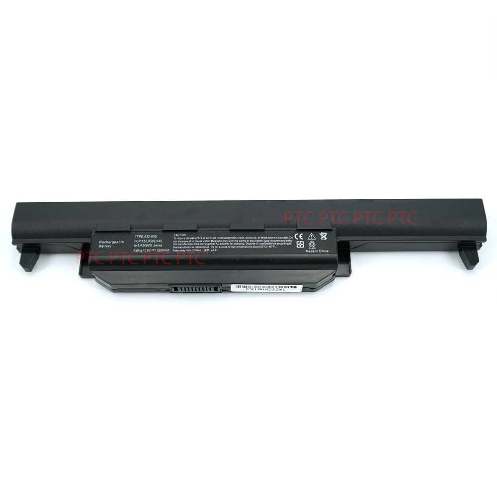 thumbnail image 2 of Replacement Laptop Battery For ASUS A32-K55 / A33-K55 – 5200mAh, 11.1V, 6-Cell Li-Ion, Black 2 of 4