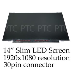 LP140WF6-SPF1 IPS 72% Gamut Laptiptop 14 LED Display 1920x1080 Full HD matt Ersatz für LP140WF6 SP F6 