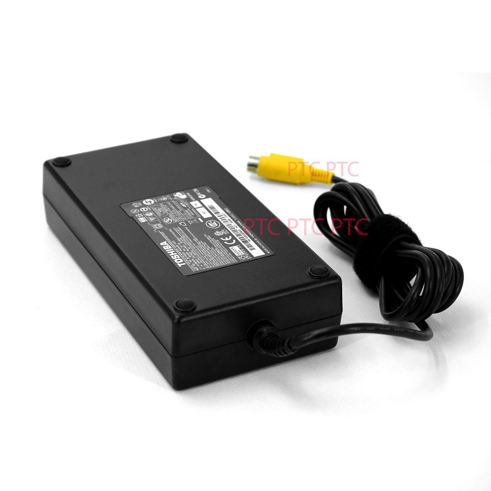 180W 4 hole pin Genuine AC Power Adapter charger for Toshiba Qosmio X70  X770 X775 X500 X505 – PTComputers