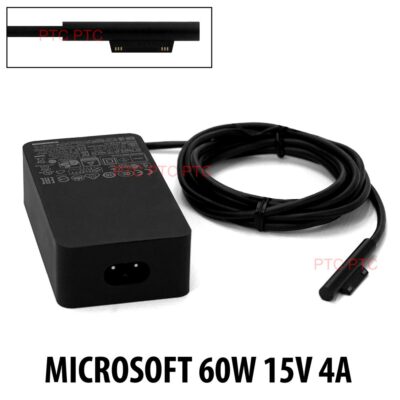Genuine Laptop Charger, 15V 4A, USB 5V 1A, snap pin Power Adaptor for Microsoft Surface Book 1706/ Microsoft Surface Pro 3 4/