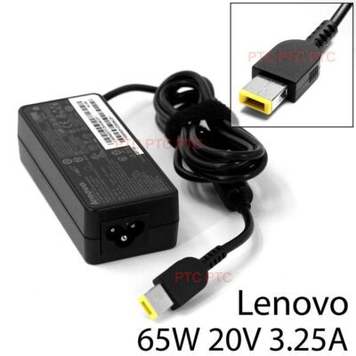Genuine 65W Laptop Charger for Lenovo ThinkPad Edge E431 E531 L440 L540 S431 Ideapad Y40-70 Y50-70 Yoga 11 Yoga 13 IdeaPad Touch S210, Rectangle USB Tip