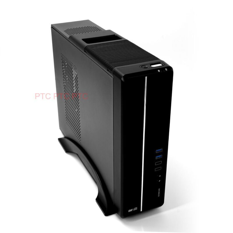 602 horizontal PC case Micro ATX / ITX/ SFX Desktop PC Mini Case 400W