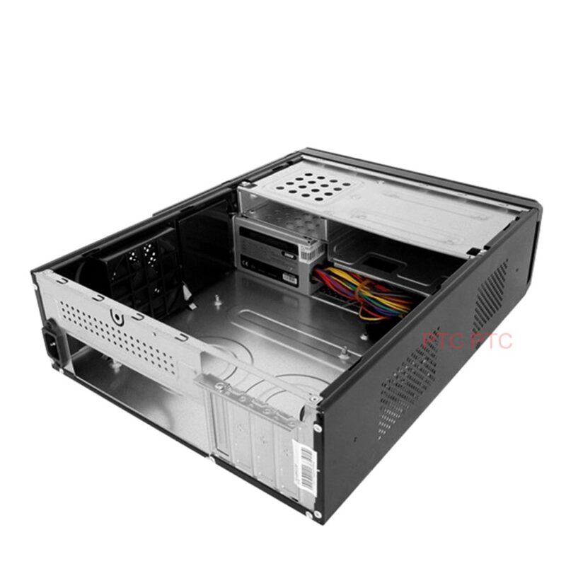 602 Micro ATX/ ITX/ SFX Desktop Slim Computer Case 400W PSU 4 x USB SD carder reader