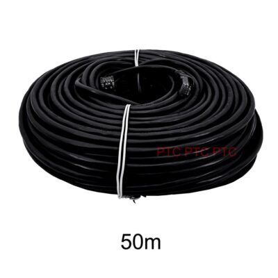 50m/ 164ft Cat6 UTP Ethernet Cable, Lan Data Patch lead, RJ45 Computer Network Cord, 23AWG 1000mbps-black, for PC, Laptop, PS3 PS4 XBOX modem Router