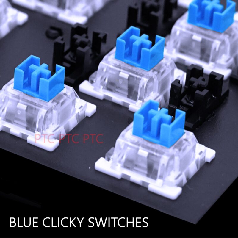 Z11 60% Compact True Mechanical Gaming Keyboard, RGB Backlit, Blue ...