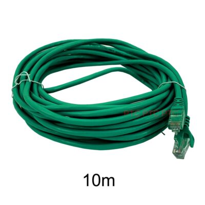 10m/ 32ft Cat6 UTP Ethernet Cable, Lan Data Patch lead, RJ45 Computer Network Cord, 23AWG 1000mbps-green, for PC Laptop, PS3 PS4 XBOX modem Router