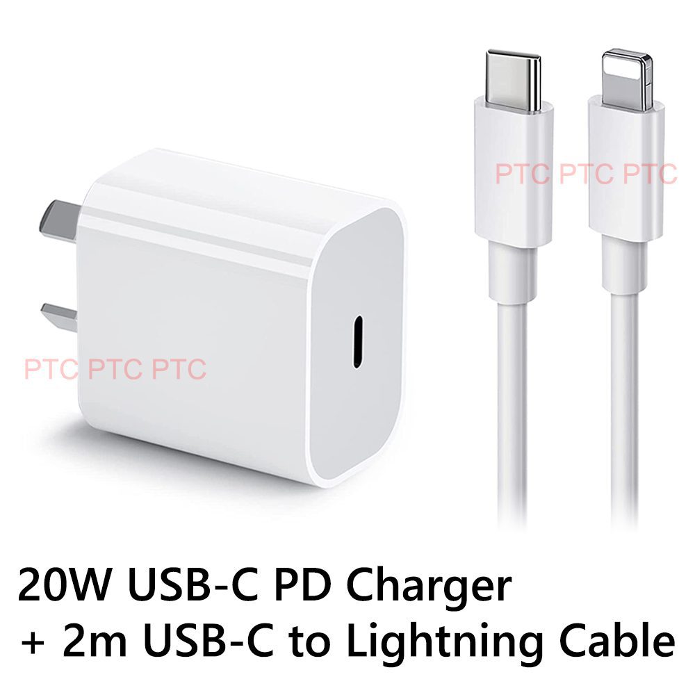 20W USB Type-C Wall Adapter USB-C PD Fast Charger iPad For iPhone 14 ...