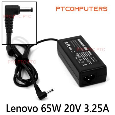 20V 3.25A 65W AC Power Adapter Laptop Charger for Lenovo IdeaPad Slim 3 14" 14IML05 81WA, IdeaPad Slim 3 15" 15-00A8 15-0096, ADLX65CCGA2A