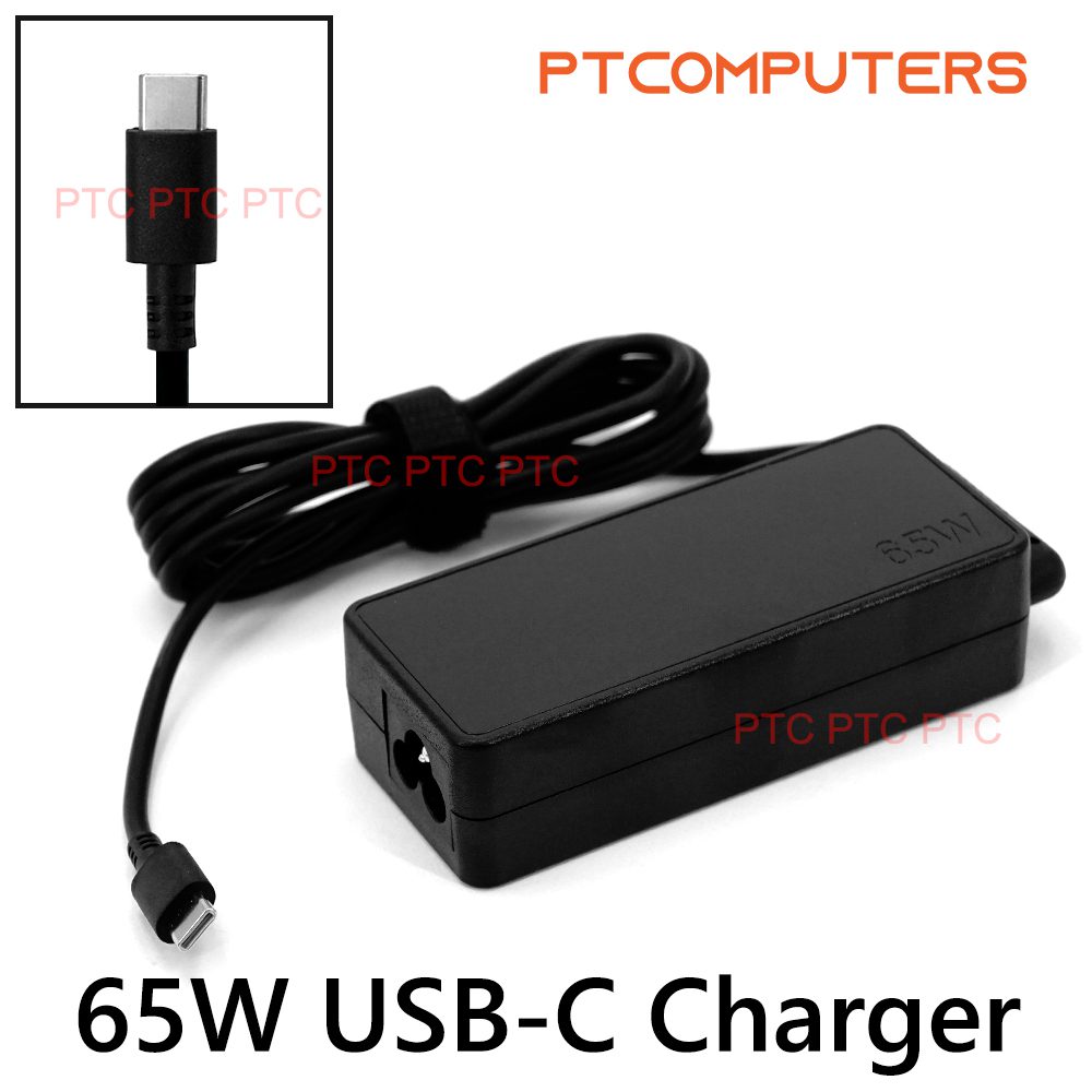 Universal 65W 45W Laptop AC Charger Type-C USB-C Power Adapter for Dell Lenovo  Thinkpad Yoga Acer ASUS ZenBook, 20V/, 15V/3A, 9V/3A, 5V/3A. –  PTComputers