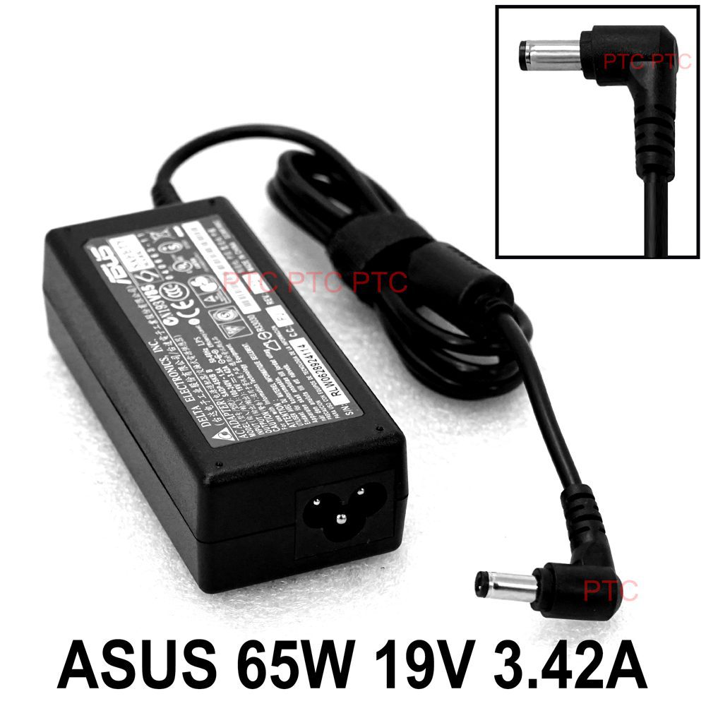 65W 19V 3.42A Original AC Adaptor Charger For ASUS ADP-65GD B PA-1650-78  Pin 5.5×2.5mm – PTComputers