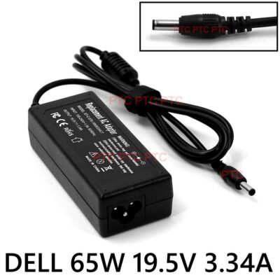 65W Power Supply AC Adapter Charger For Dell Inspiron 14 5000, Dell Inspiron 14 5410 P147G002 2-in-1 Laptop, 19.5v 3.34a 4.5*3.0mm