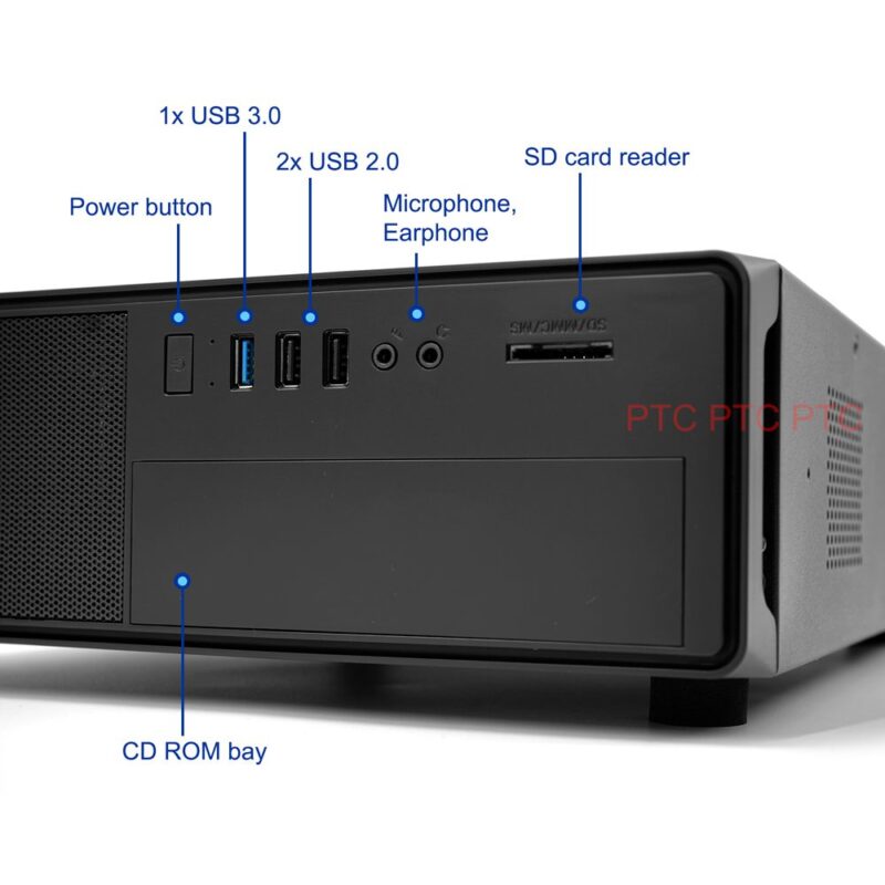 Upright/ Horizontal Desktop PC Case Micro ATX/ ITX/ SFX computer PC