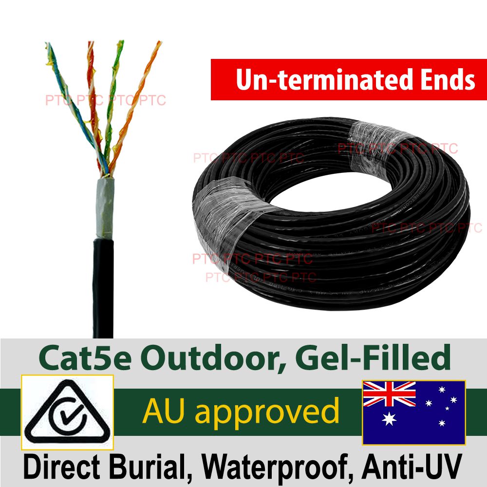 50m 60m 70m 80m 90m 100m Cat5e outdoor underground Ethernet cable