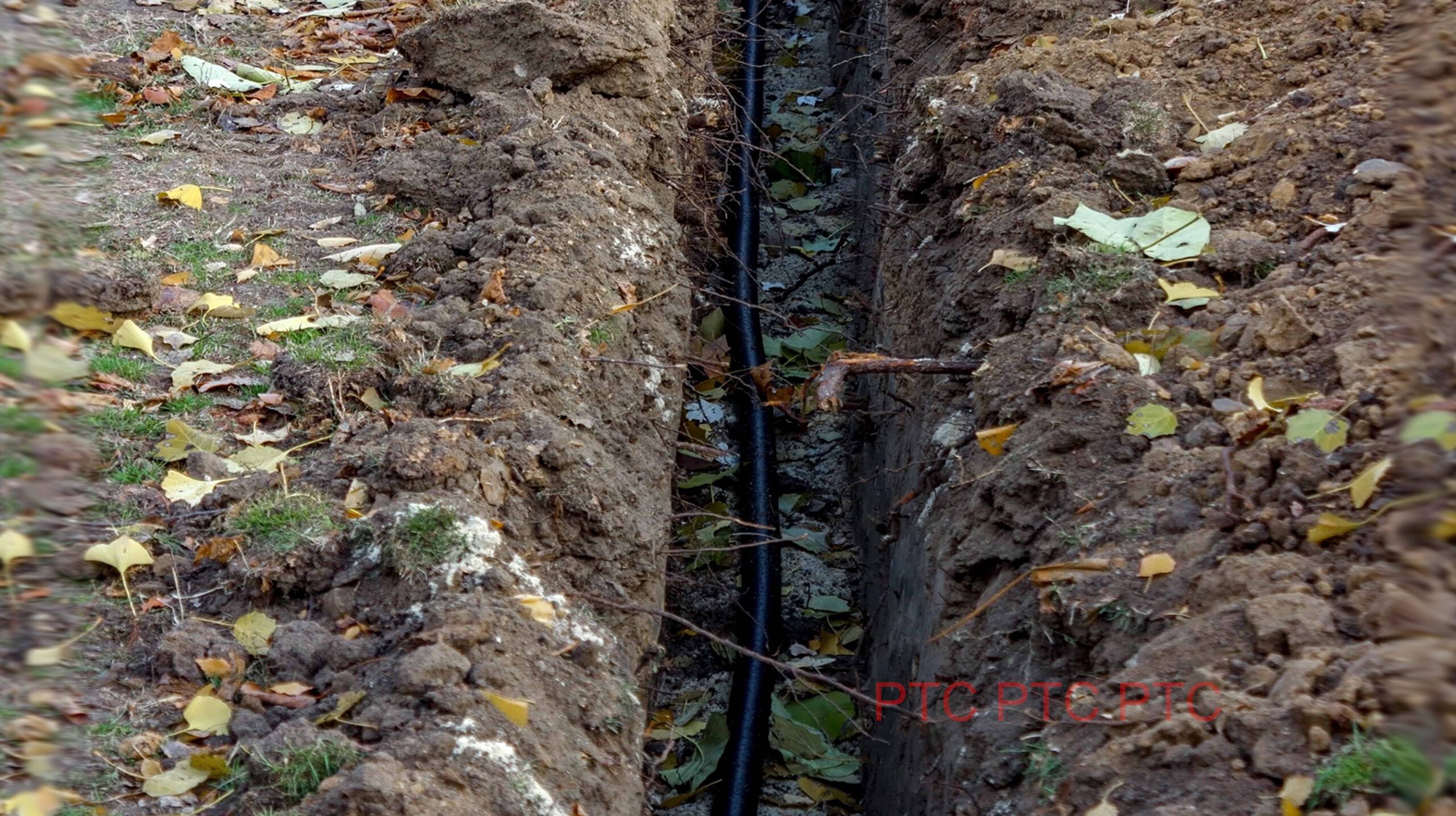 For direct burial, underground.